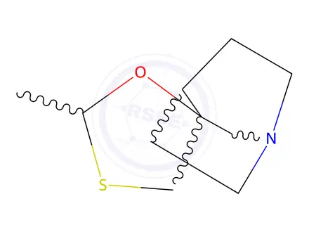 Chemical structure of cevimeline (124620-88-8)