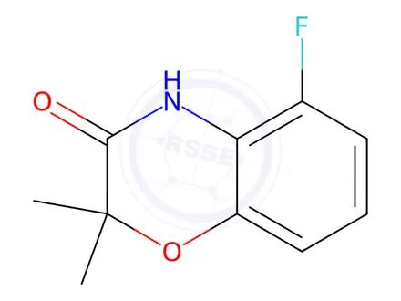 Chemical structure of 5-Fluoro-2,2-dimethyl-2H-benzo[b][1,4]oxazin-3(4H)-one