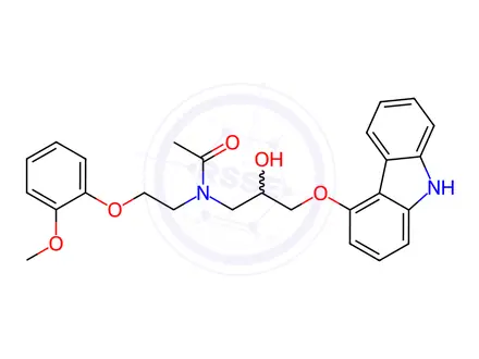 Chemical structure of N-Acetyl Carvedilol