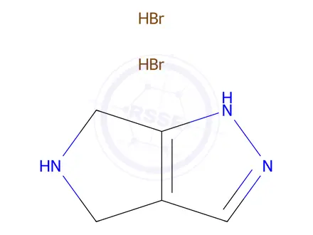 Chemical structure of 2,4,5,6-Tetrahydropyrrolo[3,4-c]pyrazole dihydrobromide