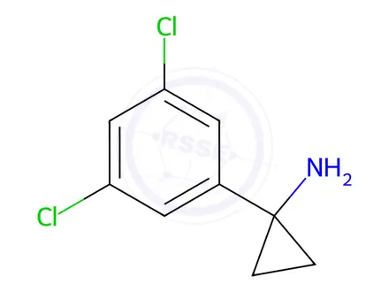Chemical structure of 1-(3,5-Dichloro-phenyl)-cyclopropylamine
