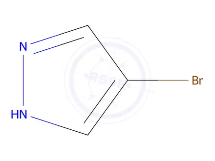 Chemical structure of 4-bromopyrazole
