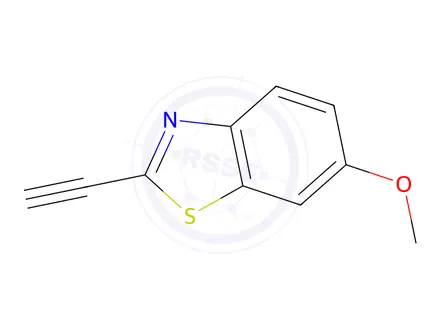 Chemical structure of 2-Ethynyl-6-methoxybenzo[d]thiazole