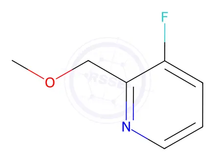 Chemical structure of 3-Fluoro-2-(methoxymethyl)pyridine