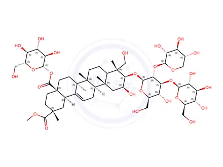Chemical structure of esculentoside N