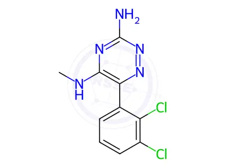 Chemical structure of N5-Methyllamotrigine