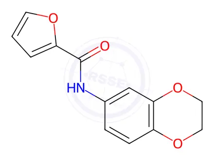 Chemical structure of n-(2,3-Dihydrobenzo[b][1,4]dioxin-6-yl)furan-2-carboxamide