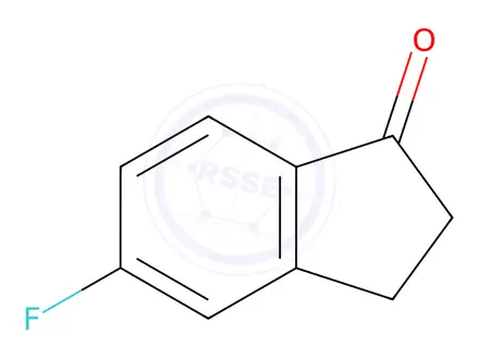 Chemical structure of 5-Fluoro-1-indanone