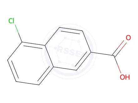 Chemical structure of 5-Chloronaphthalene-2-carboxylic Acid