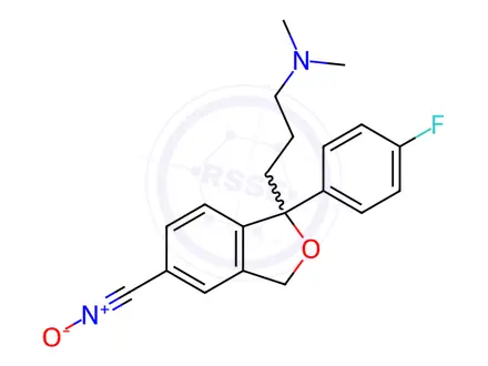 Chemical structure of Citalopram Nitrile Oxide (1346601-93-1)