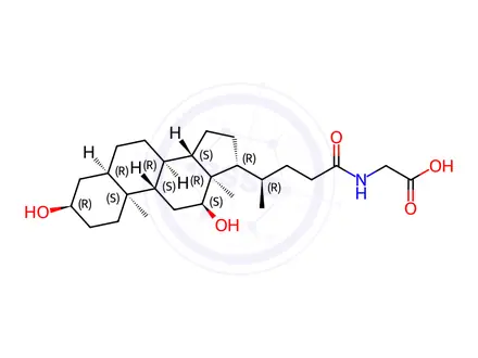 Chemical structure of Glycine Deoxycholic Acid