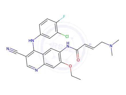 Chemical structure of Pelitinib