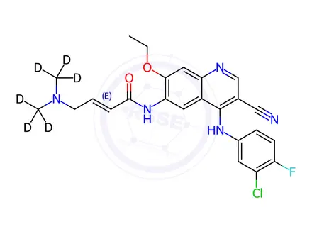 Chemical structure of Pelitinib-d6