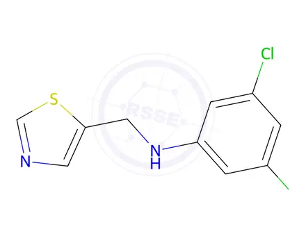 Chemical structure of 3,5-Dichloro-N-(thiazol-5-ylmethyl)aniline