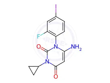 Chemical structure of Trametinib Impurity 9