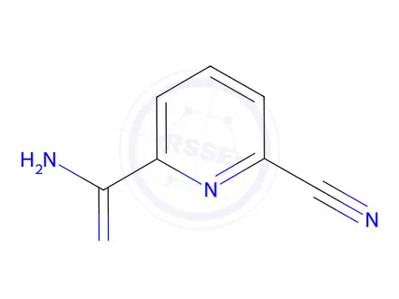 Chemical structure of 6-Cyanopicolinimidamide hydrochloride