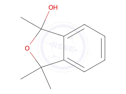 Chemical structure of 1,3,3-Trimethyl-1,3-dihydroisobenzofuran-1-ol