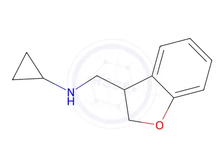 Chemical structure of N-((2,3-dihydrobenzofuran-3-yl)methyl)cyclopropanamine