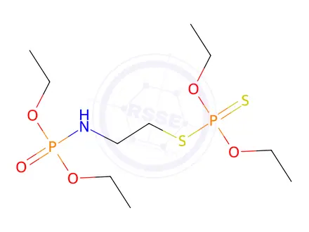 Chemical structure of Dithiophosphoric acid O,O-diethyl S-[2-(diethoxyphosphinylamino)ethyl] ester