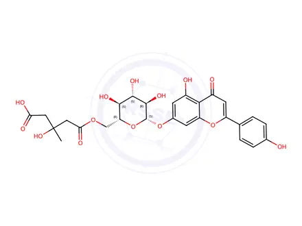 Chemical structure of Chamaemeloside