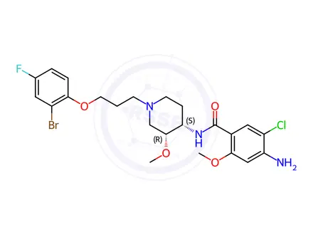 Chemical structure of Cisapride Impurity 3