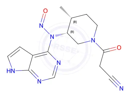 Chemical structure of Tofacitinib Impurity 232