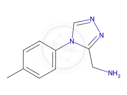 Chemical structure of [4-(4-Methylphenyl)-4H-1,2,4-triazol-3-yl]methanamine dihydrochloride