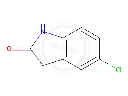 Chemical structure of 5-chloroindolin-2-one