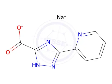 Chemical structure of Sodium 3-(pyridin-2-yl)-1h-1,2,4-triazole-5-carboxylate