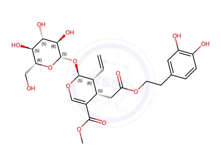 Chemical structure of Oleuroside