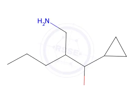 Chemical structure of 2-(Aminomethyl)-1-cyclopropylpentan-1-ol