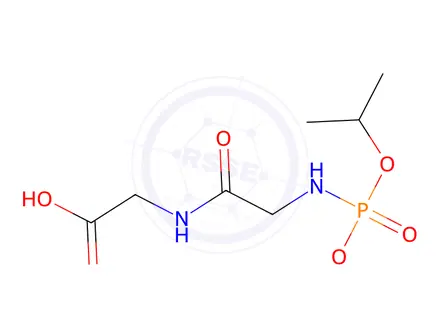 Chemical structure of 2-(2-((DiiSopropoxyphosphoryl)amino)acetamido)acetic acid