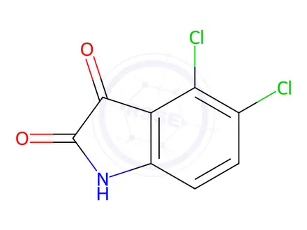 Chemical structure of 4,5-Dichloroisatin