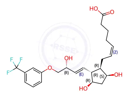 Chemical structure of Travoprost Acid