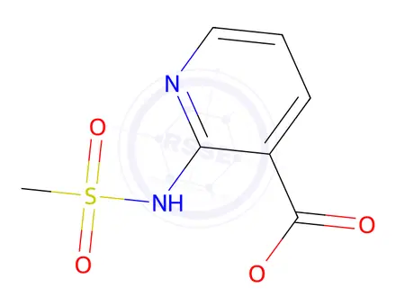 Chemical structure of Methyl 2-(MethylsulfonaMido)nicotinate