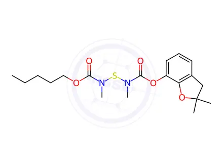 Chemical structure of Furathiocarb Impurity 3