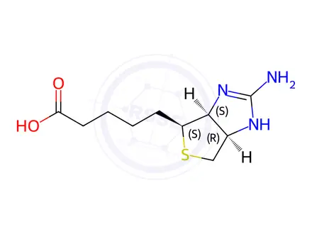 Chemical structure of 2-Iminobiotin