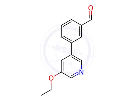 Chemical structure of 3-(5-Ethoxypyridin-3-yl)benzaldehyde