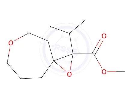 Chemical structure of Methyl 2-isopropyl-1,6-dioxaspiro[2.6]nonane-2-carboxylate