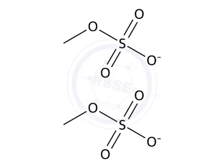 Chemical structure of Paraquat Dimethyl Sulphate