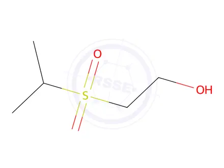 Chemical structure of 2-(Propane-2-sulfonyl)ethan-1-ol--water (1/1)