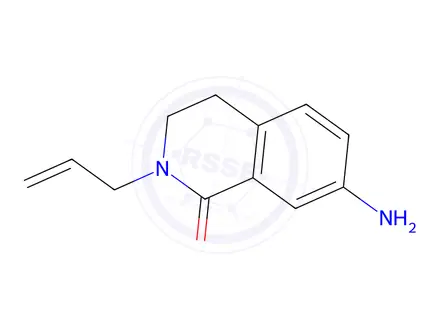 Chemical structure of 2-Allyl-7-amino-3,4-dihydroisoquinolin-1(2h)-one