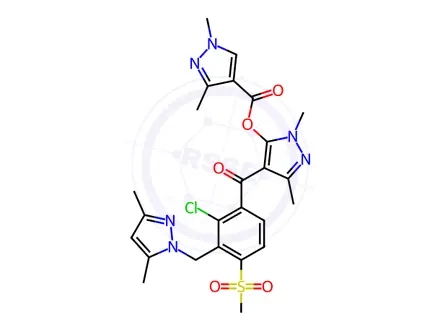 Chemical structure of Tripyrasulfone