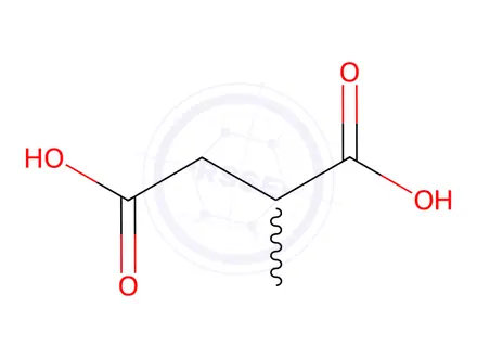 Chemical structure of Methylsuccinic Acid