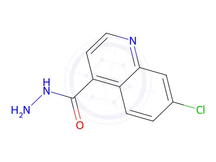 Chemical structure of Cinchoninic acid, 7-chloro-, hydrazide (8CI)