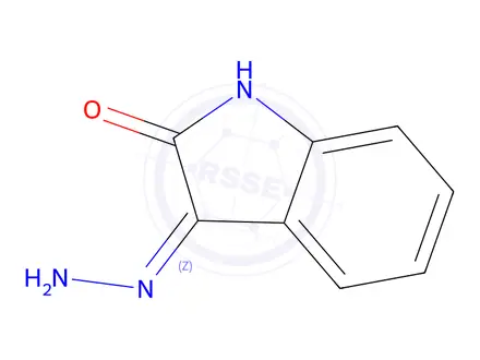 Chemical structure of (Z)-3-Hydrazonoindolin-2-one