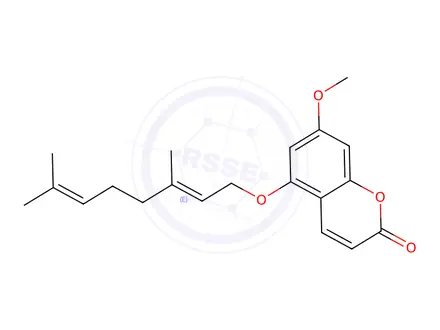 Chemical structure of 5-Geranyloxy-7-methoxycoumarin