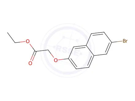 Chemical structure of Ethyl 2-[(6-bromonaphthalen-2-yl)oxy]acetate