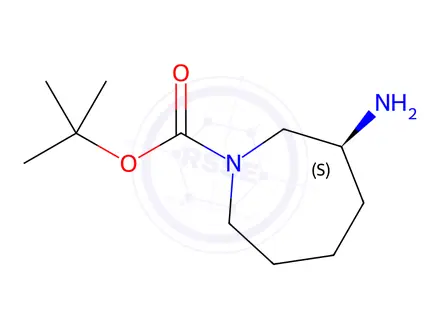 Chemical structure of (3S)-3-Aminoazepane-1-carboxylic Acid tert-Butyl Ester