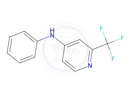 Chemical structure of N-Phenyl-2-(trifluoromethyl)pyridin-4-amine